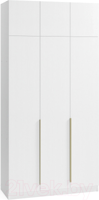 Шкаф Soma Lord Gold 3-х створчатый 120x240 (белый)