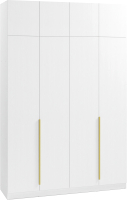 Шкаф Soma Lord Gold 4-х створчатый 160x240 (белый) - 
