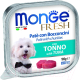 Влажный корм для собак Monge Fresh с тунцом, ламистер (100г) - 