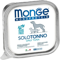 Влажный корм для собак Monge Monoprotein паштет из тунца, ламистер (150г) - 