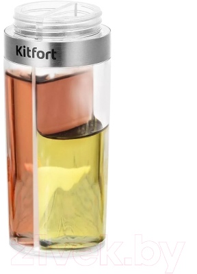 Дозатор для масла/уксуса Kitfort KT-6015-2 (белый)