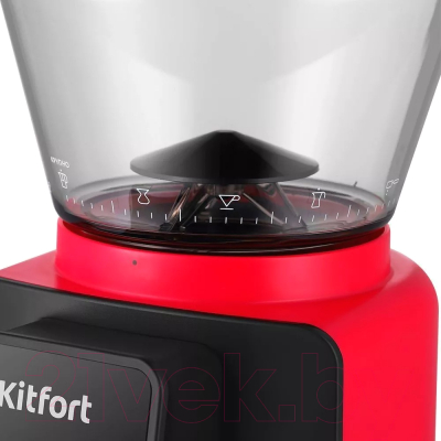 Кофемолка Kitfort KT-7208-1 (черный/малиновый)