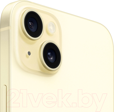 Смартфон Apple iPhone 15 Plus 256GB Dual Sim без e-sim / A3096 (желтый)