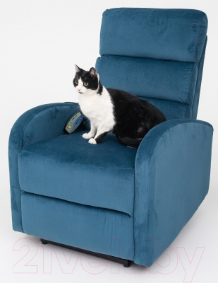 Массажное кресло Calviano 2165 (велюр синий)