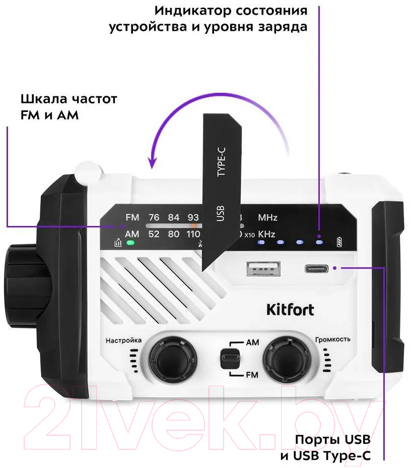 Фонарь Kitfort KT-3374