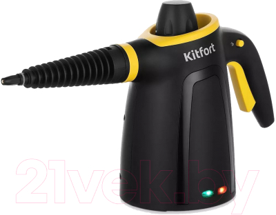 Пароочиститель Kitfort KT-9170-3 (черный/желтый)