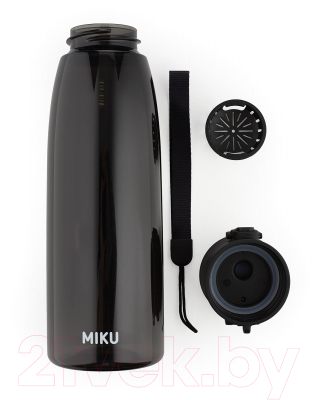 Бутылка для воды Miku PL-BTL-1000-BLK (черный)