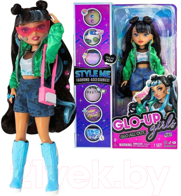 Кукла с аксессуарами Glo-Up Girls Алекс / FAR83013