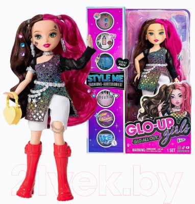 Кукла с аксессуарами Glo-Up Girls Эрин / FAR83014