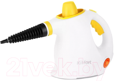 Пароочиститель Kitfort KT-9194-1 (белый/желтый)
