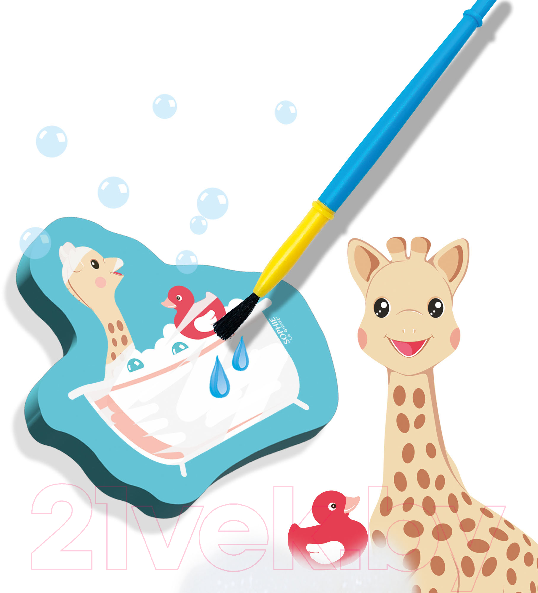 Раскраска SES Creative Для рисования водой My First Sophie La Girafe / 14499