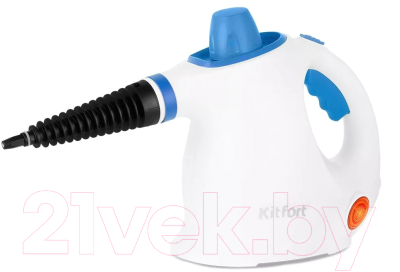 Пароочиститель Kitfort KT-9194-3 (белый/синий)
