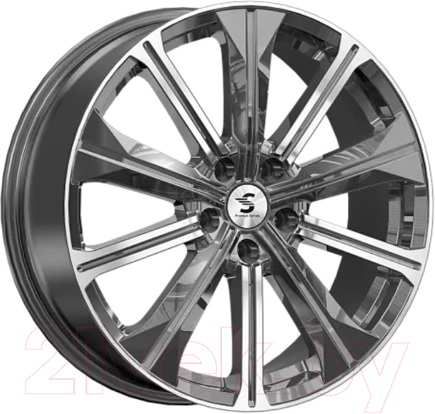 Литой диск SKAD Premium КР013 Tiggo 8 Pro 19x7" 5x108мм DIA 60.1мм ET 45мм (Diamond Gloss Graphite)
