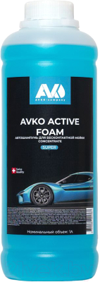 Автошампунь Avko Active Foam Super для бесконтактной мойки (1л)