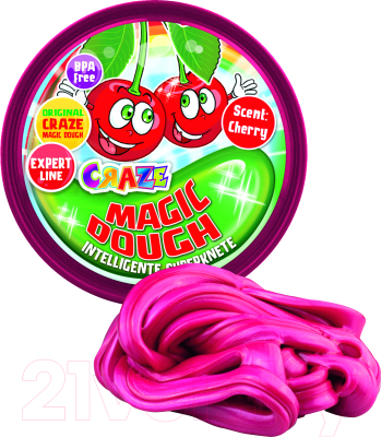 Набор для творчества Craze Magic Dough Попрыгунчик Фруктовая фантазия Вишня / 35368.E (красный)
