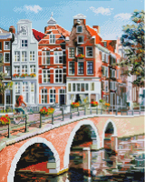 Набор алмазной вышивки БЕЛОСНЕЖКА Императорский канал в Амстердаме / 989-AT-S - 