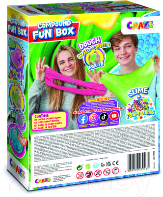 Набор для творчества Craze Compound Fun Box По смешиванию слаймов и теста / 39465.A