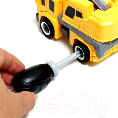 Игрушка-конструктор Dade Toys Кран D622-H131B / 9785364