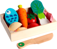 Набор игрушечных продуктов Sima-Land Овощи и рыба / 7077273 - 