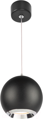 Потолочный светильник ЭРА PL32 BK/CH MR16 GU10 / Б0061380 (черный/хром)