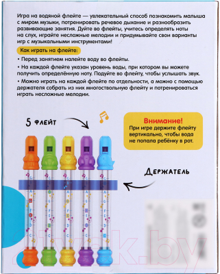 Развивающий игровой набор Zabiaka Водяные флейты 2006 / 9911969