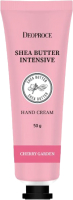 Крем для рук Deoproce Shea Butter Intensive Hand Cream Cherry Garden (50г) - 