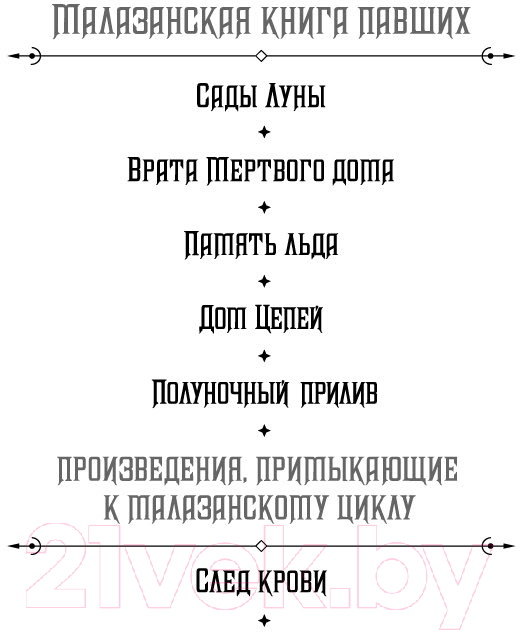 Художественная книга Азбука Малазанская книга павших. Книга 5. Полуночный прилив (Эриксон С.) — фото 3