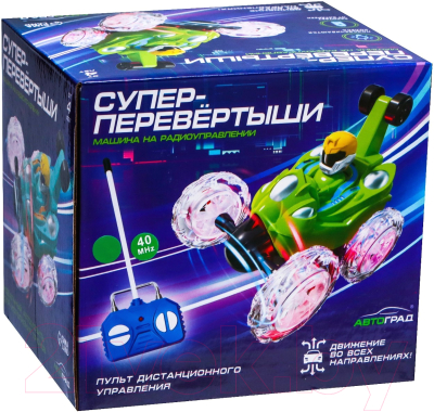 Радиоуправляемая игрушка Автоград Трюк 999G-47AS / 7706962 (зеленый)