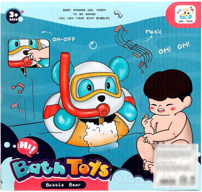 Игрушка для ванной Sima-Land Мишка HN1868 / 9935625