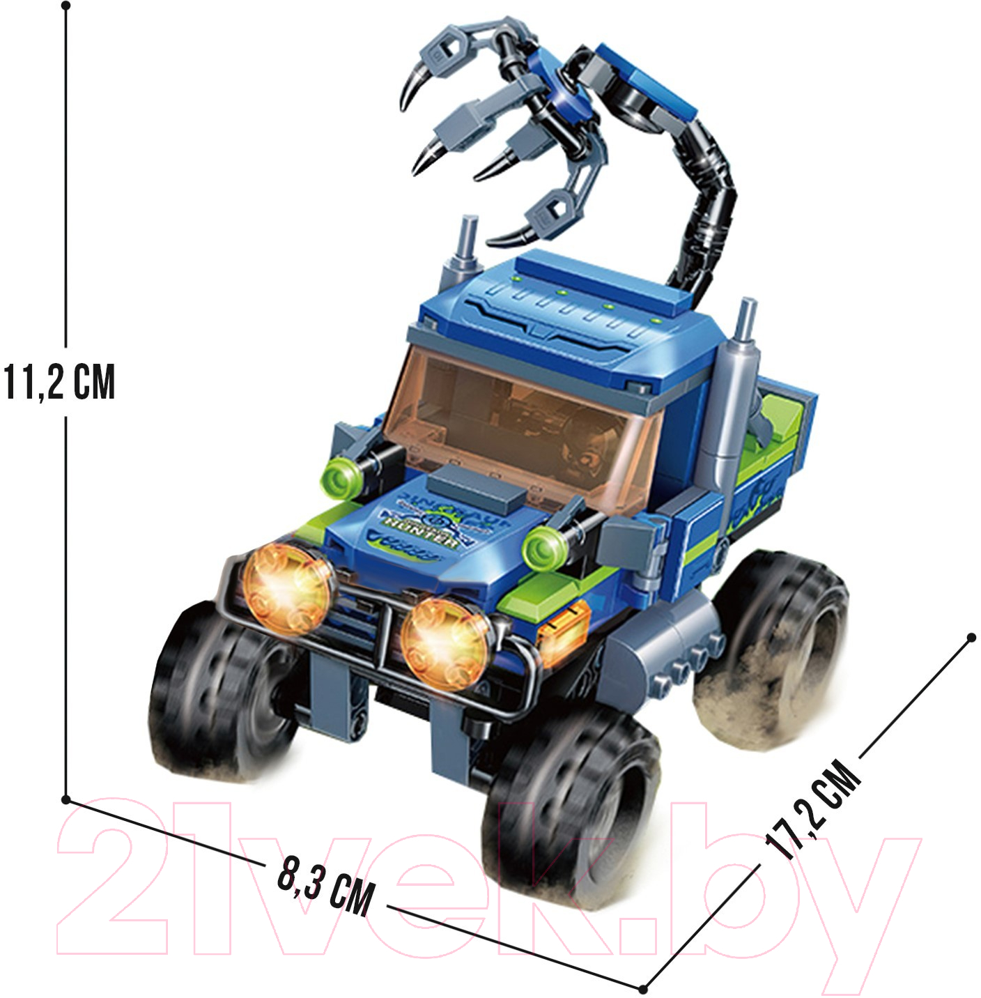 Конструктор Sima-Land Дино. Кибер-раптор 50504 / 9842604