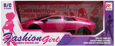 Радиоуправляемая игрушка Sima-Land Машина Модная девчонка FN385-1B / 9893538