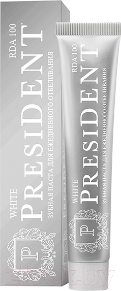 Зубная паста PresiDent White 100 RDA (75г)
