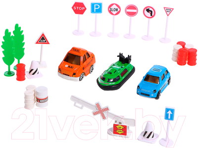 Набор игрушечных автомобилей Sima-Land Город MZ862-2 / 9893554