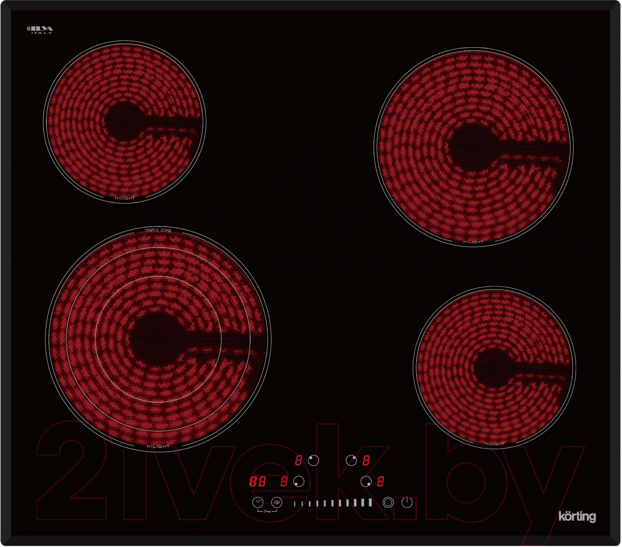 Электрическая варочная панель Korting HK 63500 B