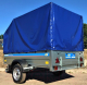 Миниатюра изображения товара Прицеп для автомобиля Кремень Бизнес 2.5x1.56А с бортом 31 и тентом Н1200