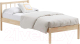 Двуспальная кровать Домаклево Мечта 4 90x200 (береза/натуральный) - 
