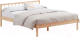 Двуспальная кровать Домаклево Мечта 4 120x200 (береза/натуральный) - 