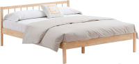Двуспальная кровать Домаклево Мечта 4 140x200 (береза/натуральный) - 