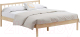 Двуспальная кровать Домаклево Мечта 4 180x200 (береза/натуральный) - 