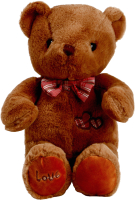 Мягкая игрушка Sima-Land Медведь с бантом и сердцем / 10091828 - 