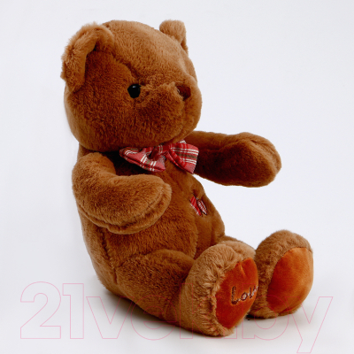 Мягкая игрушка Sima-Land Медведь с бантом и сердцем / 10091828