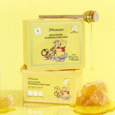 Набор масок для лица JMsolution Disney Quick Routine Nourishing Honey Mask Питательные (30шт)