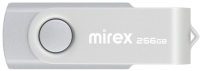 Usb flash накопитель Mirex Swivel Silver 256GB (13600-FMUSI256) - 