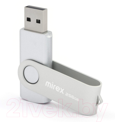 Usb flash накопитель Mirex Swivel Silver 256GB (13600-FMUSI256)