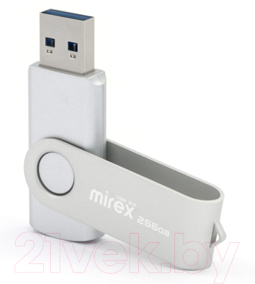 Usb flash накопитель Mirex Swivel Silver 256GB (13600-FM3SS256)