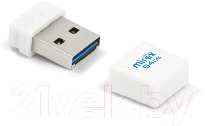 Usb flash накопитель Mirex Minca White 64GB (13600-FM3MWT64)
