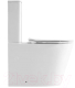 Миниатюра изображения товара Унитаз приставной Abber Bequem AC1112TMW (белый матовый)