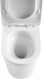 Миниатюра изображения товара Унитаз приставной Abber Bequem AC1112TMW (белый матовый)