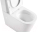 Миниатюра изображения товара Унитаз приставной Abber Bequem AC1112TMW (белый матовый)