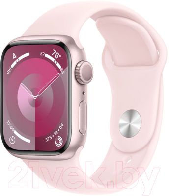 Умные часы Apple Watch Series 9 GPS 45mm (розовый, ремешок M/L)